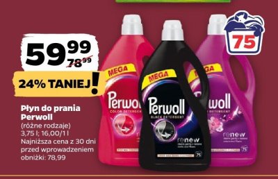 Płyn do prania Perwoll promocja w Netto