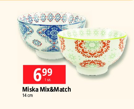 Miska mix & match 14 cm promocja