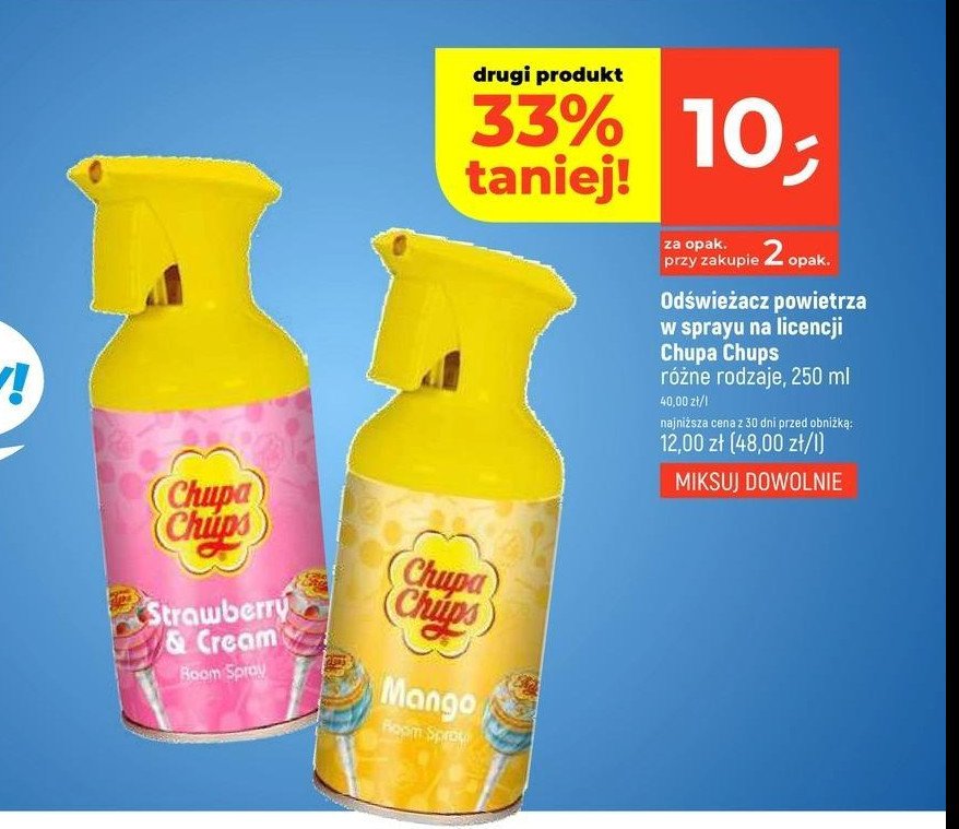 Odświeżacz powietrza mango Chupa chups promocja