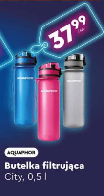 Butelka filtrująca City, 0,5 l AQUAPHOR promocja w Biedronka