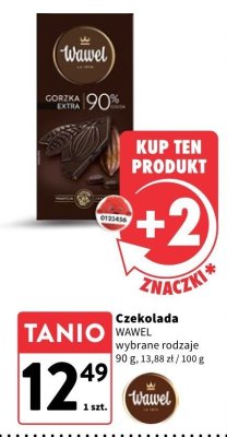 Czekolada Wawel wybrane rodzaje promocja w Intermarche