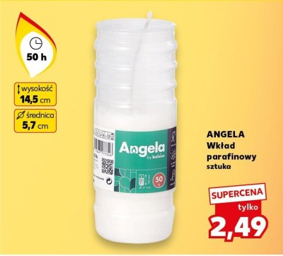Wkład parafinowy Angela  promocja w Kaufland