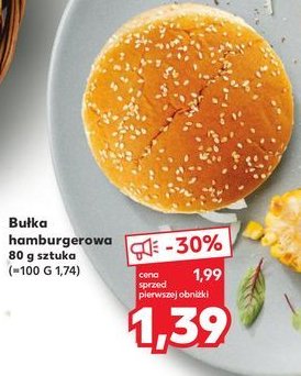 Bułka hamburger promocja