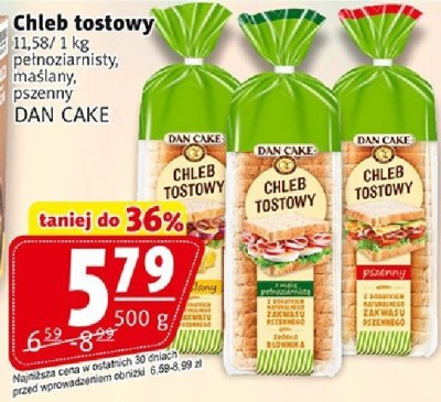 Chleb tostowy Dan Cake promocja w Prim Market