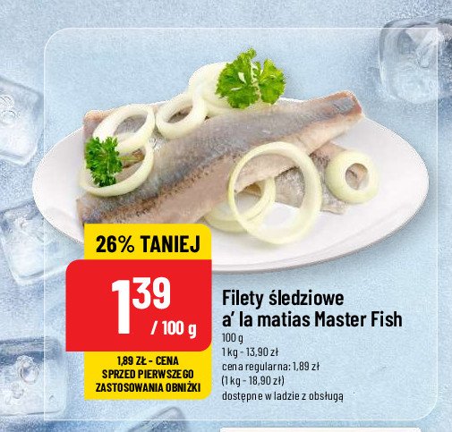 Filety śledziowe a la matjas Master fish promocja