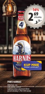Piwo Harnaś promocja w Arhelan