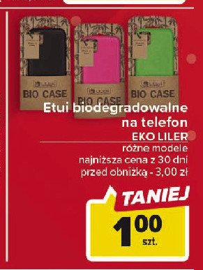 Etui eko iphone 6/7/8 różowy bio LILER promocja