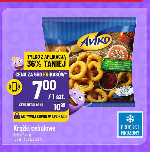 Krążki cebulowe Aviko promocja w POLOmarket