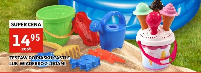 Zestaw do piasku castle lody promocja