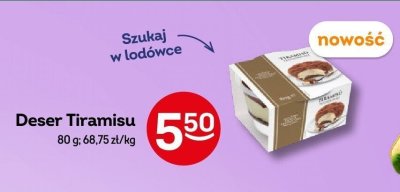 Deser Tiramisu promocja w Żabka