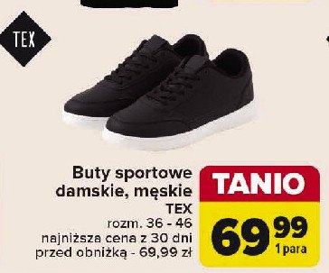 Buty sportowe męskie rozm. 40-46 Tex promocja