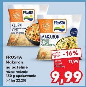 Kluski z warzywami z sosem śmietankowym Frosta promocja