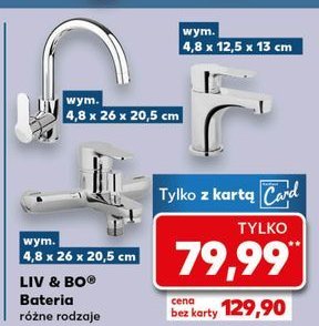 Bateria zlewozmywakowa Liv & bo promocja w Kaufland