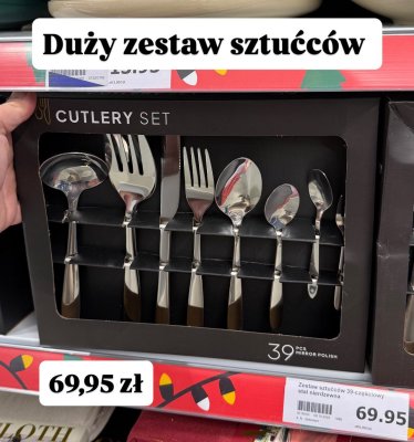 Zestaw sztućców promocja w Action