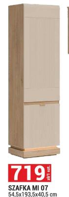 Szafka MI 07 54,5x193,5x40,5 cm promocja w Merkury Market