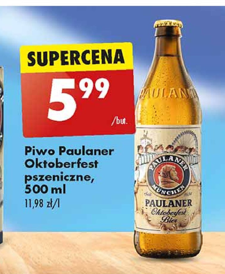 Piwo Paulaner oktoberfest bier promocja