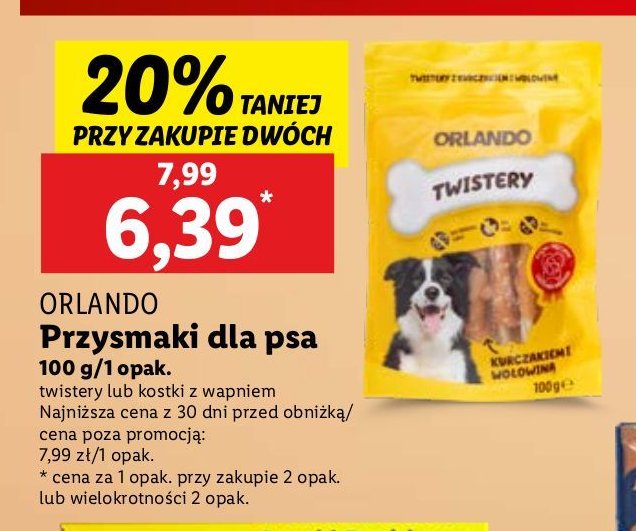 Przekąska twister sticks Orlando promocja