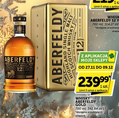 Whisky Aberfeldy 12 YO promocja w Groszek