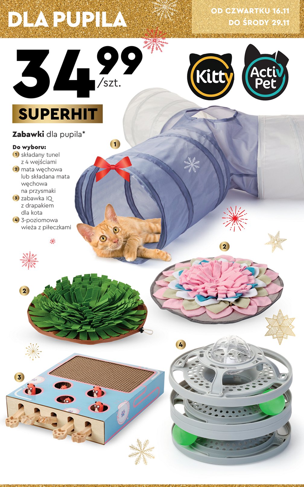 Mata w臋chowa na przysmaki Activ pet promocja