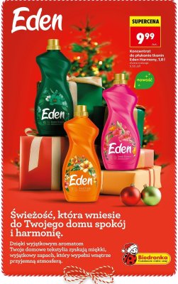 Koncentrat do płukania tkanin Eden Harmony, 1,8 l promocja w Biedronka