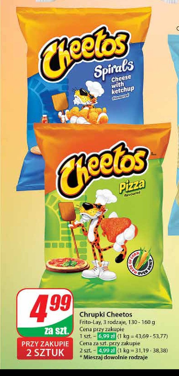 Chrupki pizzerini Cheetos promocja