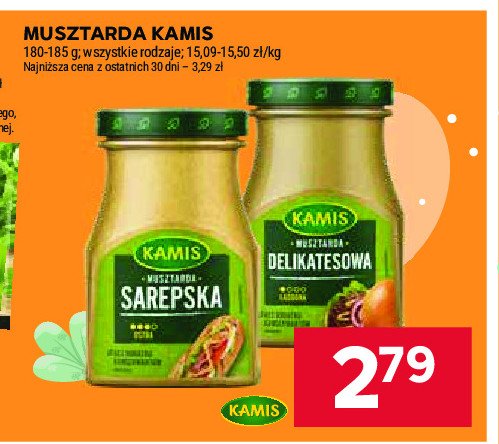 Musztarda delikatesowa Kamis promocja