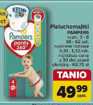 Pieluchy maxi 4 Pampers premium care pants promocja