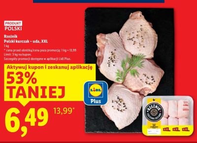 Kurczak polski - uda, XXL promocja w Lidl