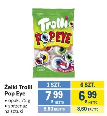 Żelki Trolli Pop Eye promocja w Makro