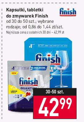 Tabletki do zmywarek Finish power & pure all in 1 promocja