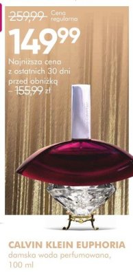 Perfumy CALVIN KLEIN EUPHORIA damska woda perfumowana promocja w Super-Pharm
