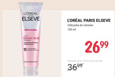 Odżywka do włosów ELSEVE promocja w Rossmann