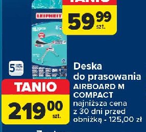 Deska do prasowania airboard m compact Leifheit promocja