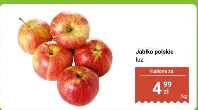 Jabłko polskie luz promocja w Biedronka