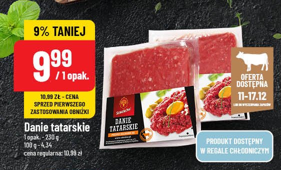 Danie tatarskie Sokołów promocja