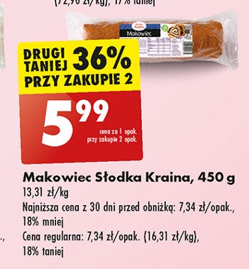 Makowiec Słodka kraina promocja w Biedronka