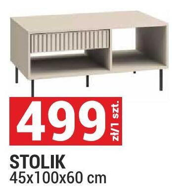 Stolik SYSTEM SOPHIE 45x100x60 cm promocja w Merkury Market