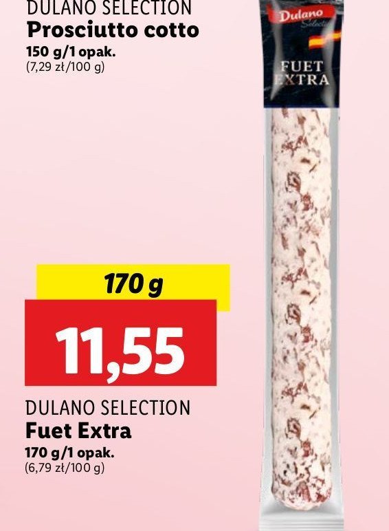 Fuet Dulano selection promocja