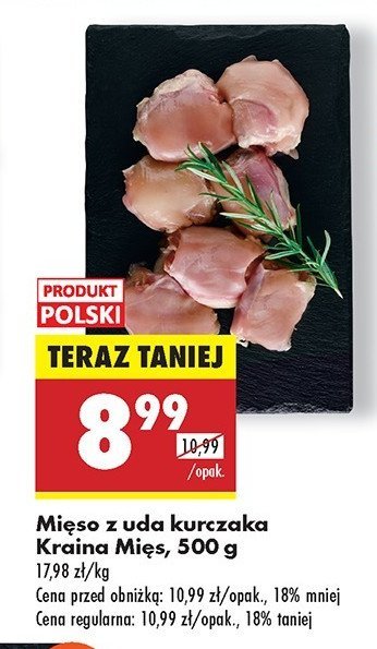 Mięso z uda kurczaka Kraina mięsa promocja