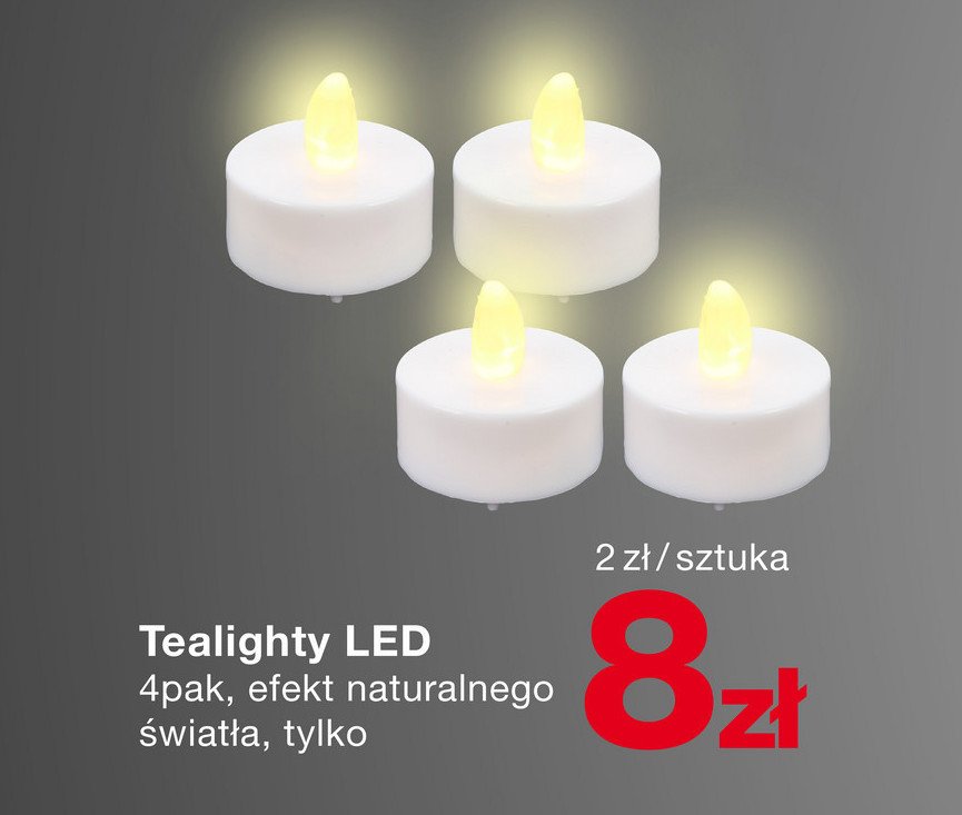 Świeczki tealight led promocja