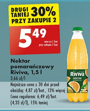 Nektar pomarańczowy Riviva promocja