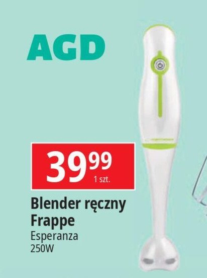 Blender frappe zielony Esperanza promocja