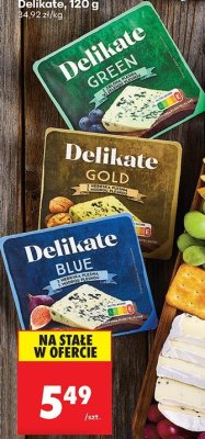 Ser pleśniowy Delikate green 100 g  promocja w Biedronka