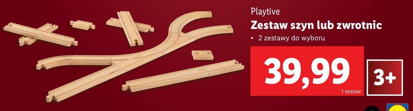 Zestaw zwrotnic Playtive promocja w Lidl