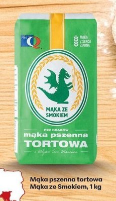 Mąka pszenna tortowa ze Smokiem, 1 kg promocja w Biedronka