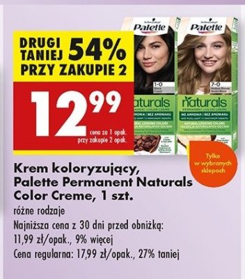 Farba do w艂os贸w 7-0 Palette permanent natural colors promocja