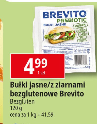 Bułki z ziarnami Brevito promocja w Leclerc