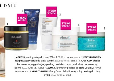 Peeling ALMA K. kremowy do ciała promocja w Hebe