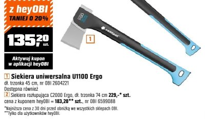 Siekiera uniwersalna U1100 Ergo cellfast promocja w OBI