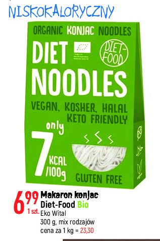 Makaron konjac Diet food promocja